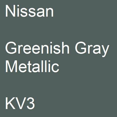 Nissan, Greenish Gray Metallic, KV3.